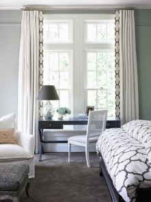 window treatments vertical banding 