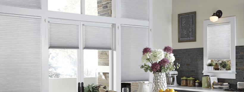 Using Hunter Douglas Honeycomb shades for maximum energy efficiency.